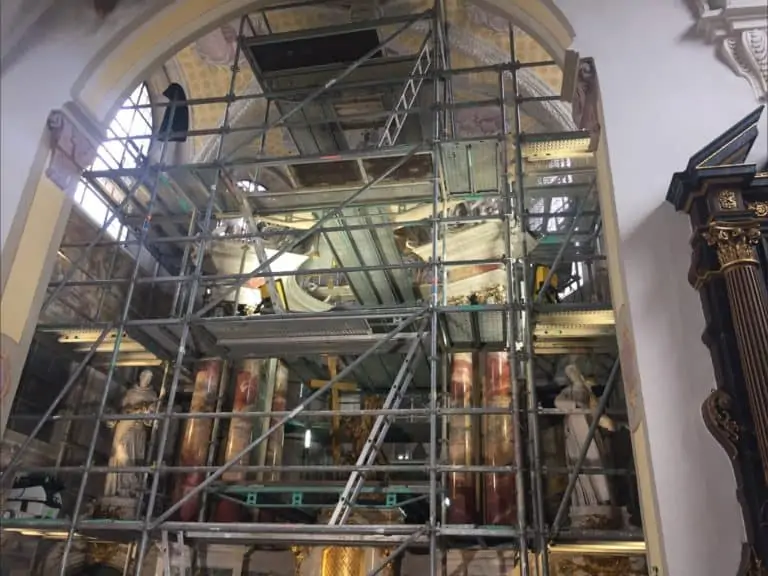 Raumgerüst im Innenbereich – Gerüstbau Müller