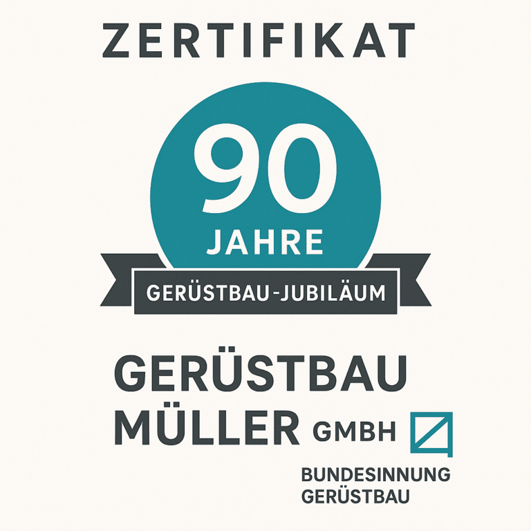 90 Jahre Gerüstbau Müller GmbH